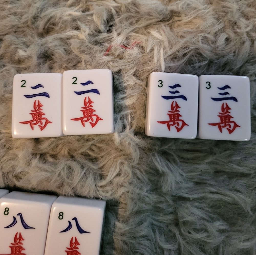Mahjong tiles set of 112 with Tote "Do you mahjong?" - Picture 11 of 16